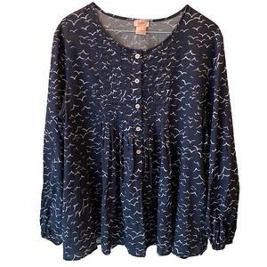 NWT Persifor Beaux Top Seagull Admiral Blue